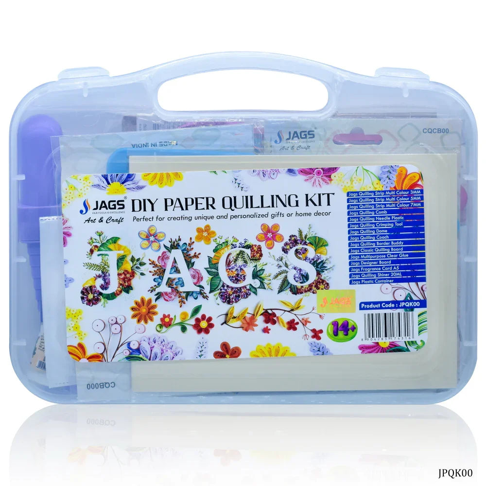 Jags Beginner Diy Paper Quilling Kit 15 Pics Tools JPQK00