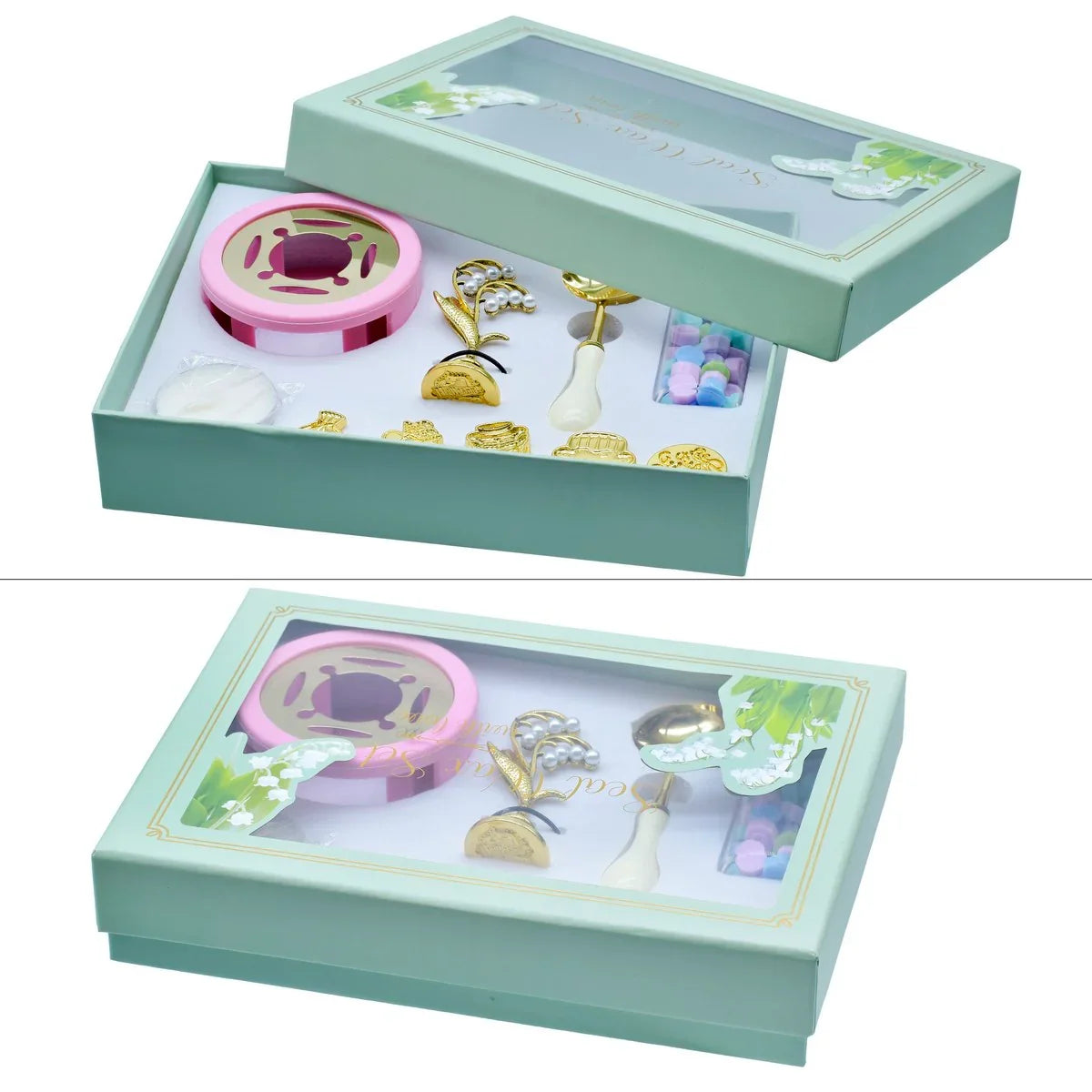 Wax Seal Stamp Kit Set Of 10 Pics 1L-1