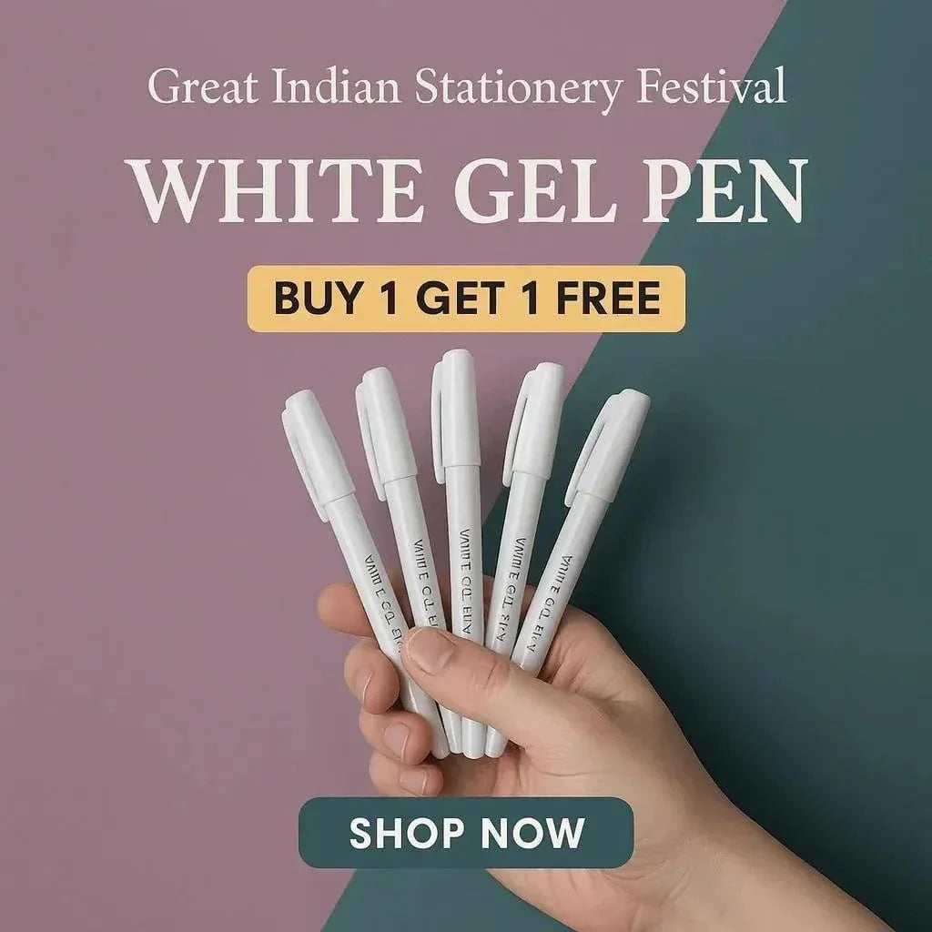 (   ) White Gel Pen l  Mandala White Pen for doodling and projects l Pack of 1 pen