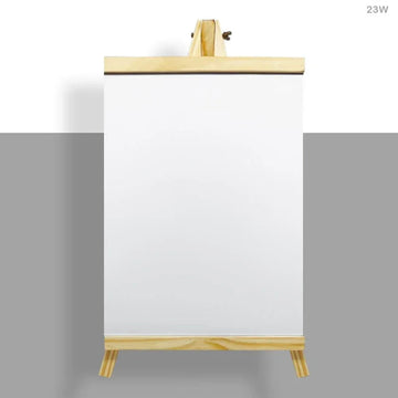 23" White Board With Easel 30X59Cm (23W)