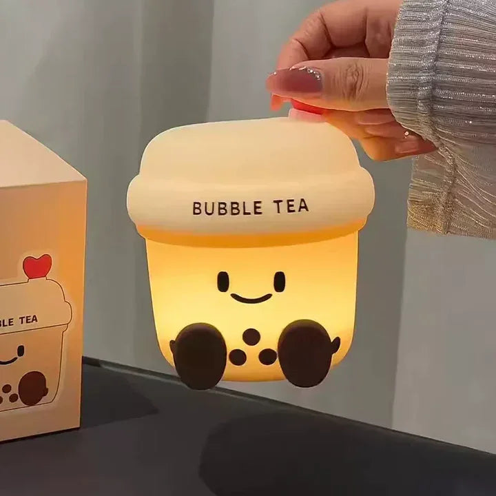 Bubble Boba Tea Silicone Lamp Rechargeable ( 1pc )