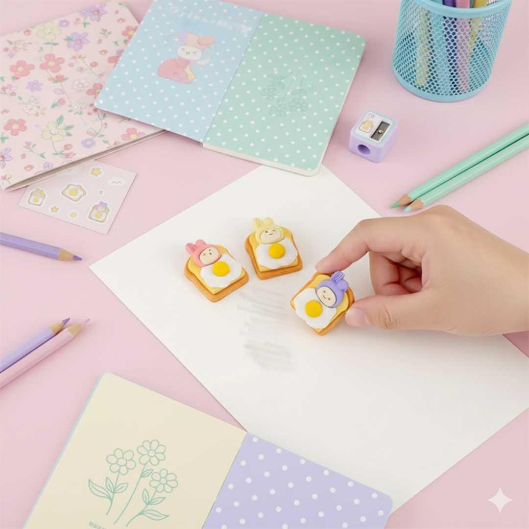 Er6555 Egg Eraser 36Pcs