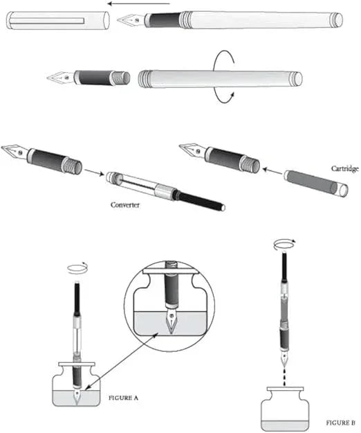 ROYALE Fountain Pen – Morandi Colours Smooth Writing Pen with Comfortable Grip