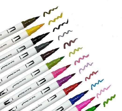 Dual Tip Brush Pen 100Pcs Ppsw-100