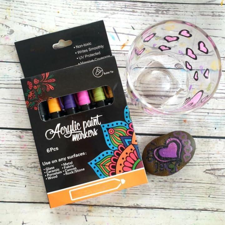Acrylic Pain Marker 6Pcs Cm092C N298021