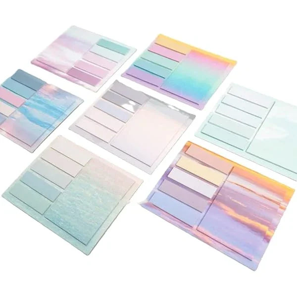 – Vintage Scenic / Galaxy Print Sticky Notes (1 Unit Set)