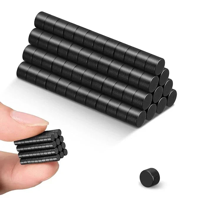 Black 10X3Mm Magnet 50Pc (10Mm)