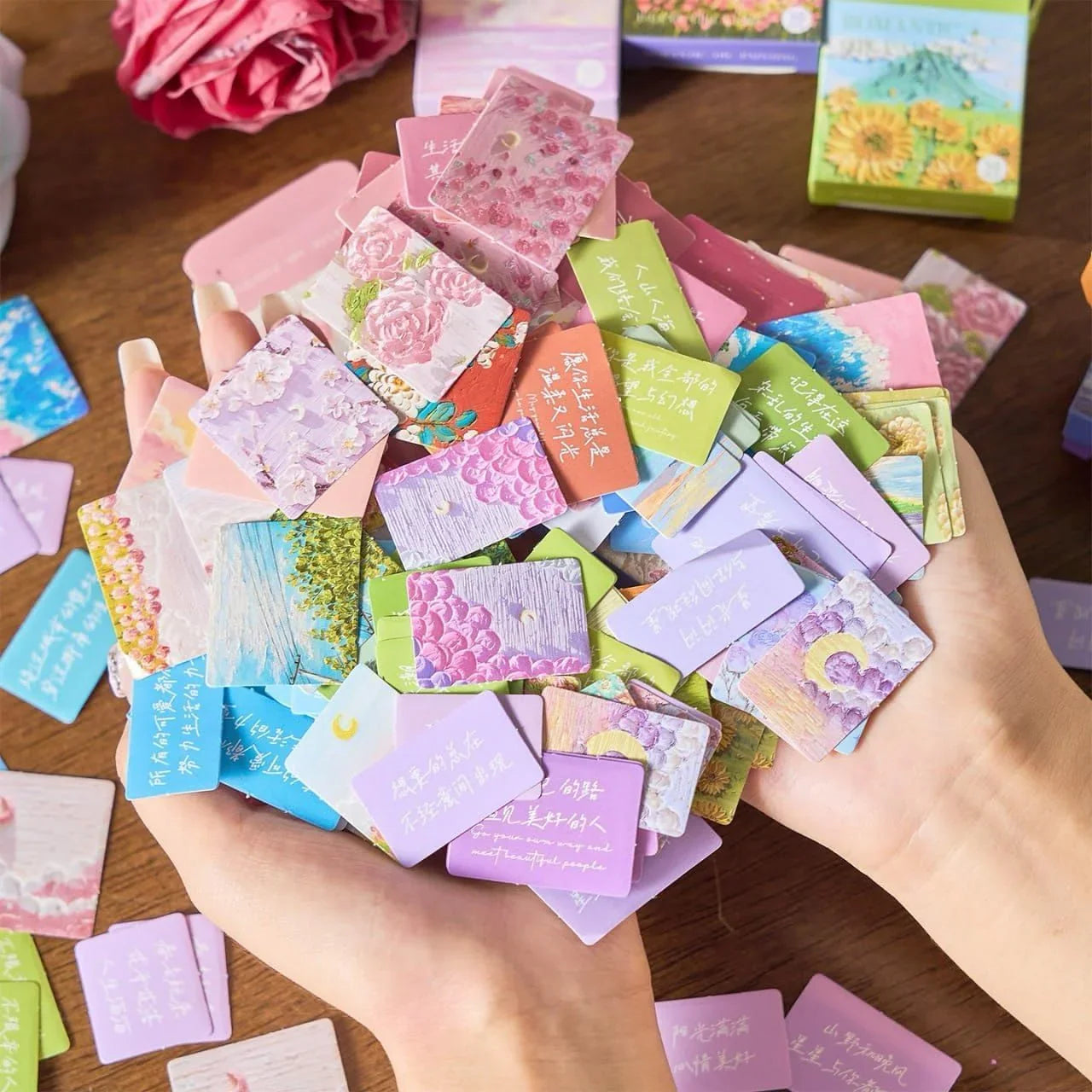 (300 pcs) Premium washi collage stickers for Journals| Journaling and scrapbooking sticker