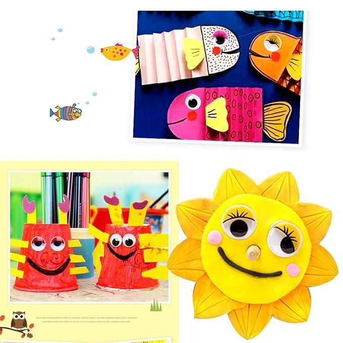 Googly Eye Smgec10M With Eyelash 10Mm Multi 55Pc