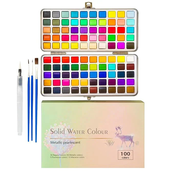 Water Color Set Wcb100 (100 Color)