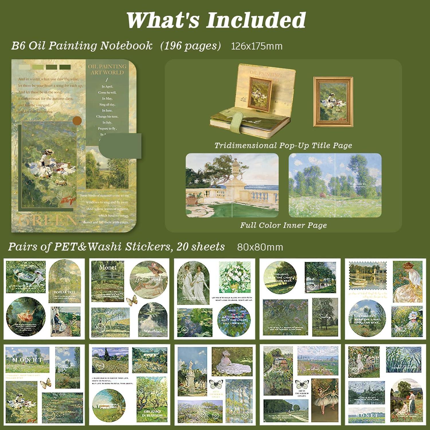 Van Gogh Jumbo journaling kit for 2026 with diary, stickers & bookmark