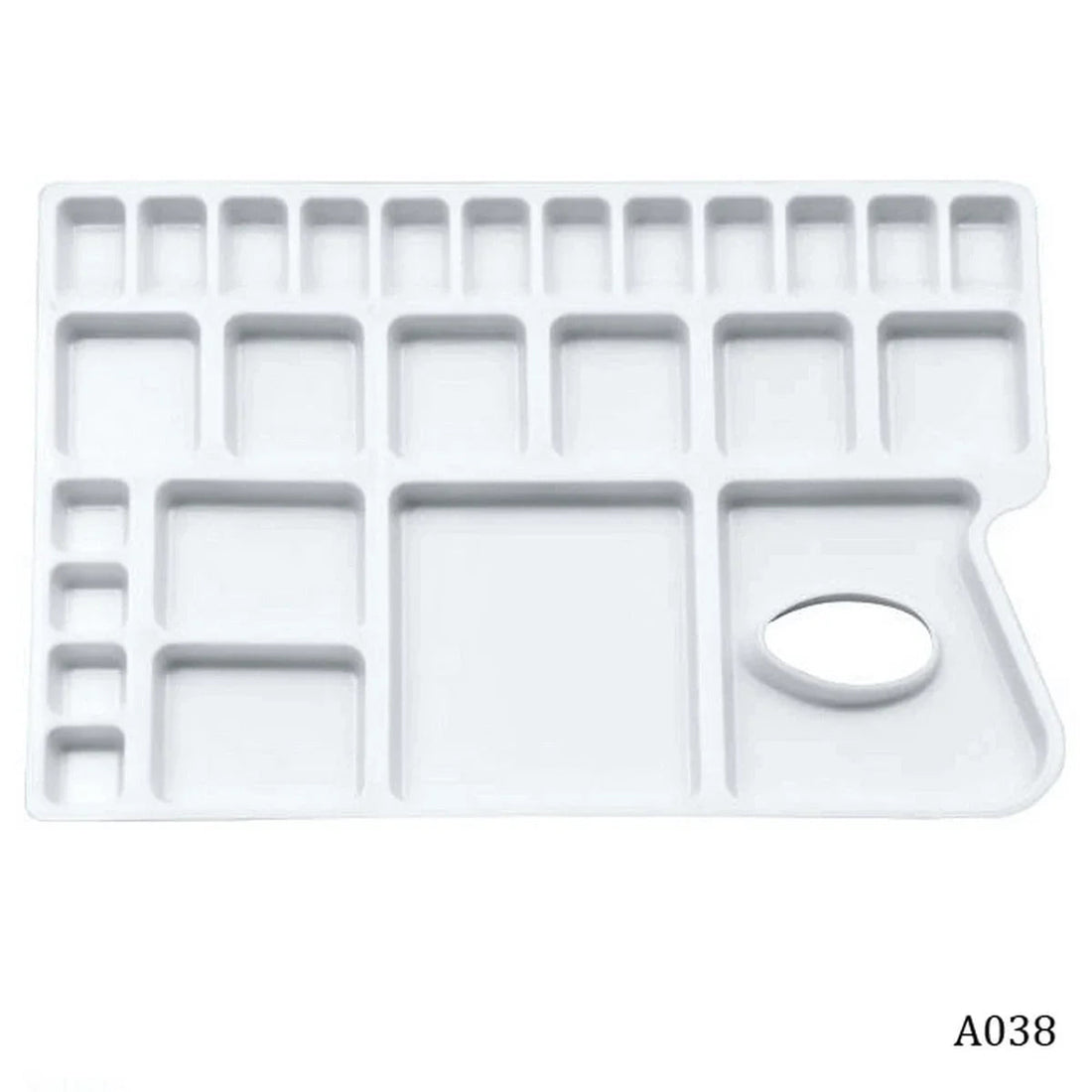 Colour Mixing Plate Rectangle Big A038