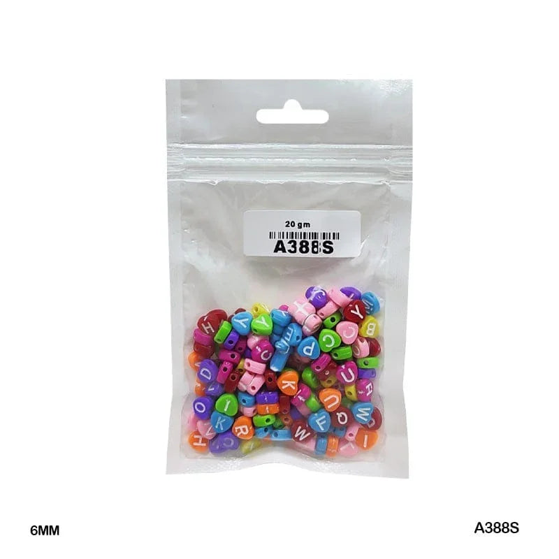 Bracelet Beads Plastic 20Gm (A388S)