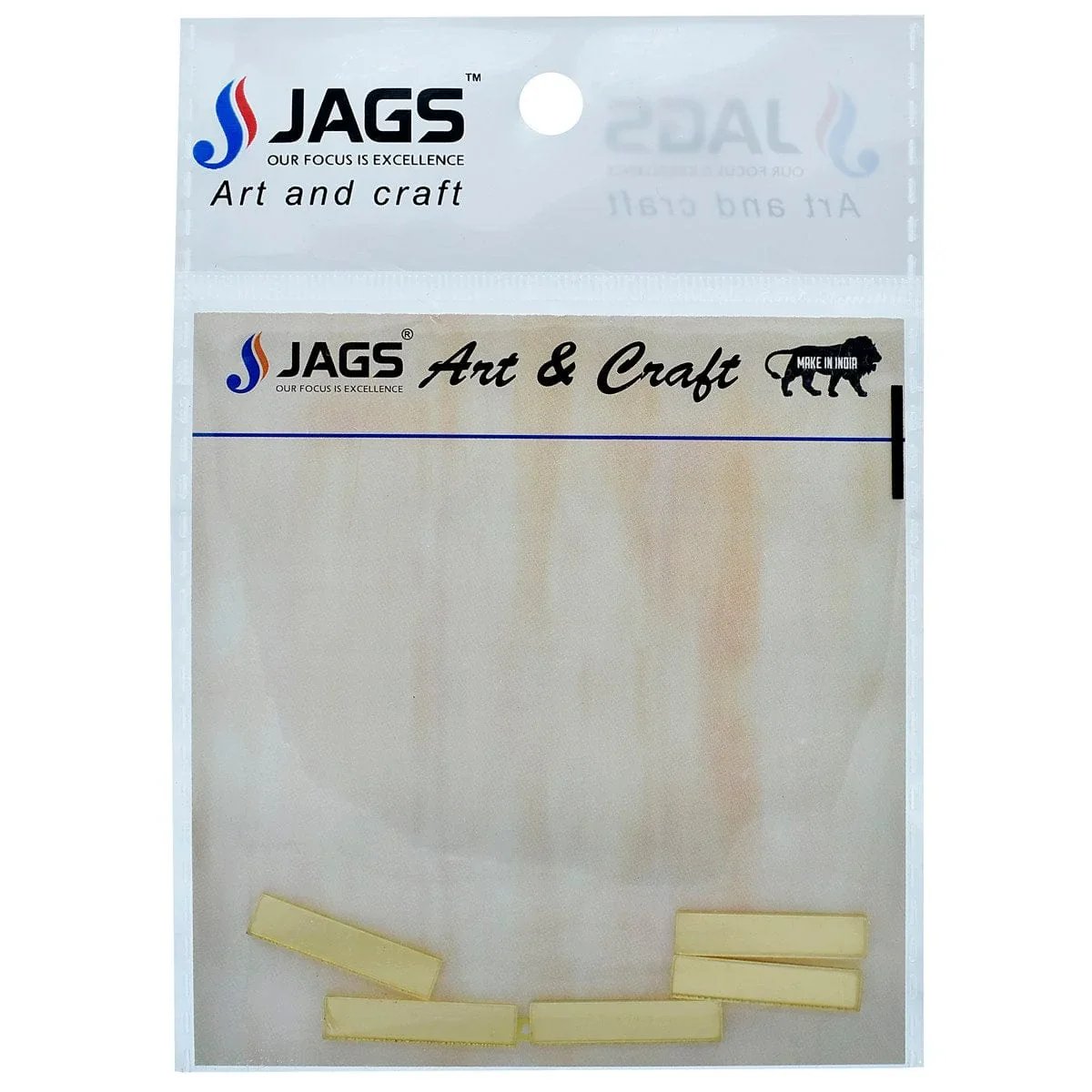 Acrylic Alphabet Gold I 12 Pcs Set AAG5P-I
