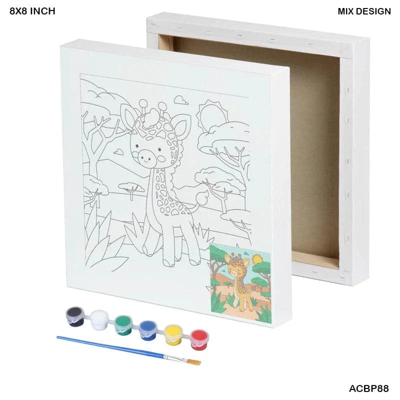 Canvas Board Printed 8X8 Inch (Acbp88)