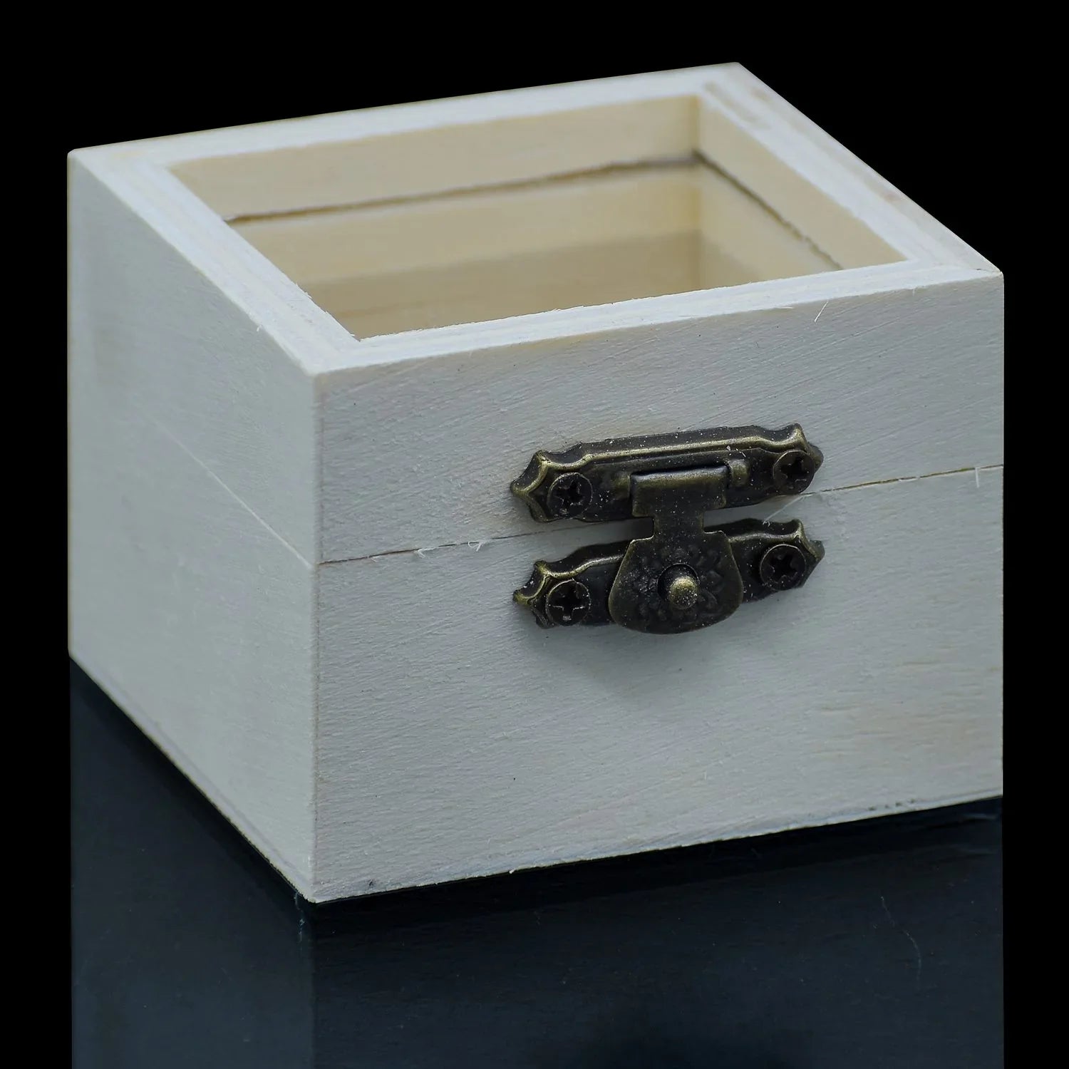 Wooden Empty Box Small Top Window AM037