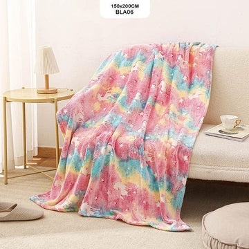 Bla06 Glow In The Dark Blanket 150X200Cm