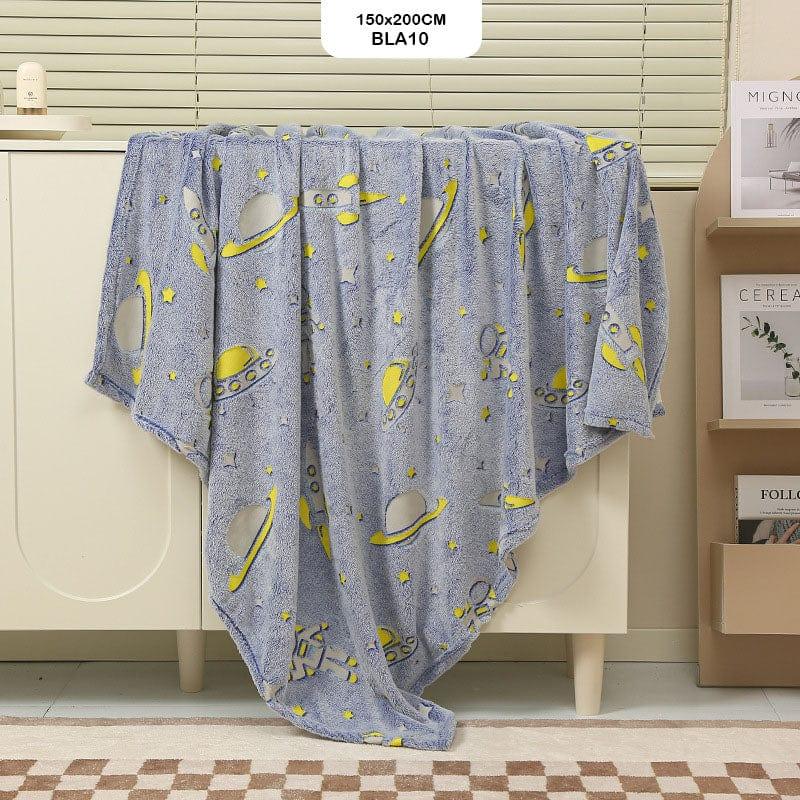 Bla10 Glow In The Dark Blanket 150X200Cm