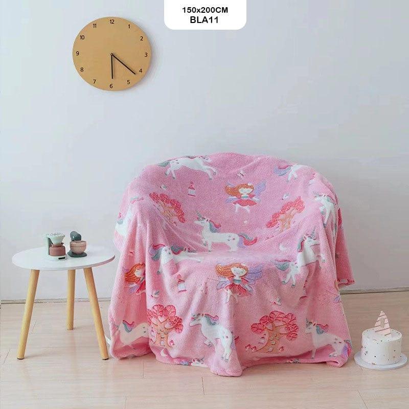Bla11 Glow In The Dark Blanket 150X200Cm