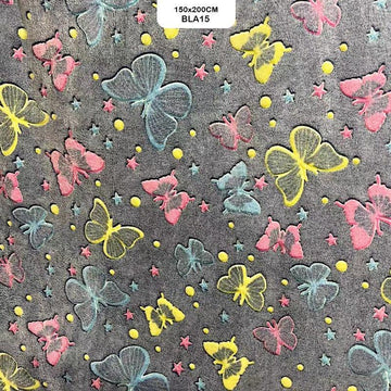Bla15 Glow In The Dark Blanket 150X200Cm