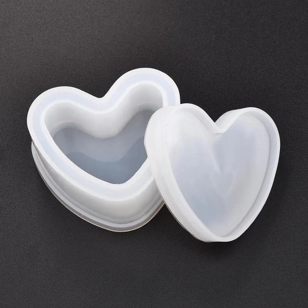 Rm33C Silicon Mold Gift Box Heart
