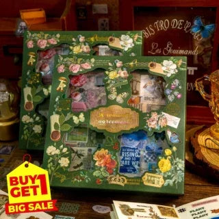 ( Box  Box ) – Premium Journal Aesthetic Stickers | Works on Resin | Box of 100