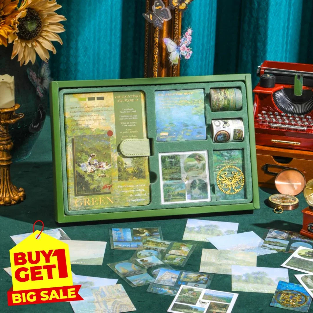 Van Gogh Premium JUMBO journaling kit for 2026 includes diary, tapes, stickers & sheets -  Shipping
