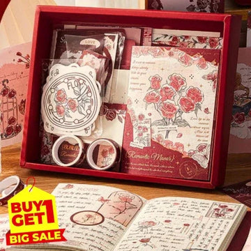 Romantic Manor Journaling & Scrapbooking Kit | 2026 Edition | Complete 164-Piece Vintage-Inspired Set