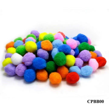 Craft Pom Pom Ball Big 3mm 100pcs CPBB00