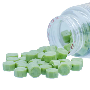 Jags Craft Wax Seal Beads 20Gsm Lime Green CWB301