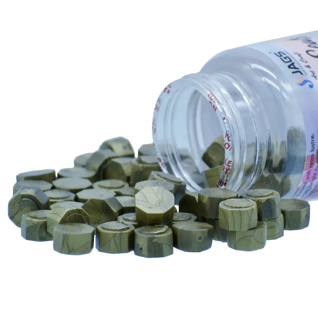 Jags Craft Wax Seal Beads 20Gsm Olive CWB302