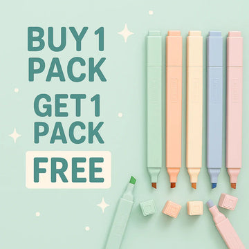 ( ) Oecac Morandi Highlighter and midliners | Journaling highlighters l Pack of 6