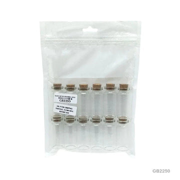 Message Glass Bottle (Gb2250) 22X50Mm Cc 12Pcs