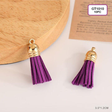Gt1010 Tassel 10Pc Gold Jewellery Making N Craft