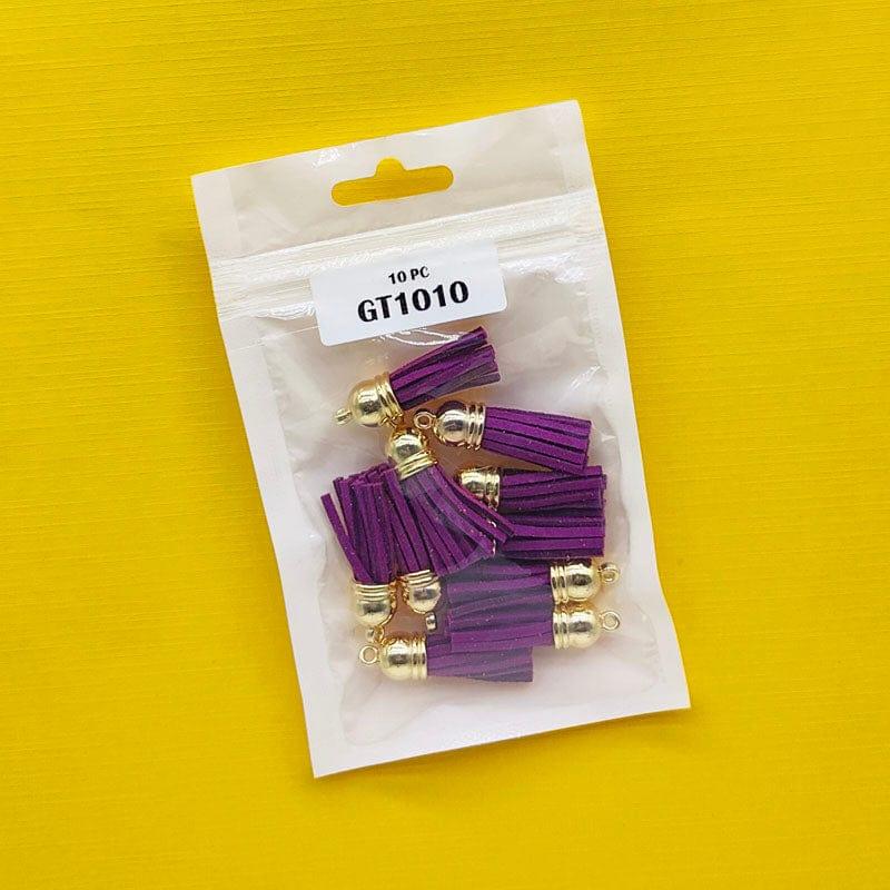 Gt1010 Tassel 10Pc Gold Jewellery Making N Craft