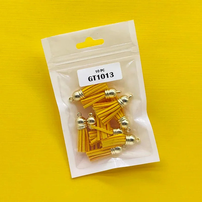 Gt1013 Tassel 10Pc Gold Jewellery Making N Craft