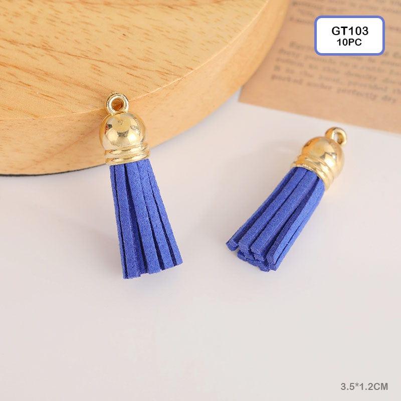 Gt103 Tassel 10Pc Gold Jewellery Making N Craft