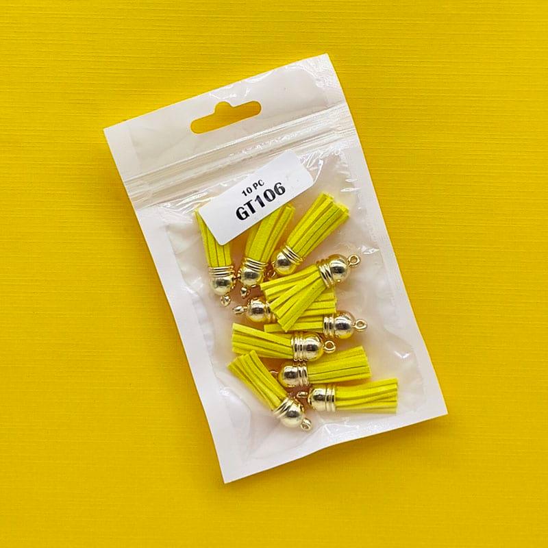 Gt106 Tassel 10Pc Gold Jewellery Making N Craft