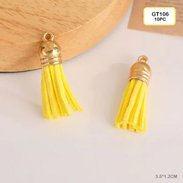 Gt106 Tassel 10Pc Gold Jewellery Making N Craft