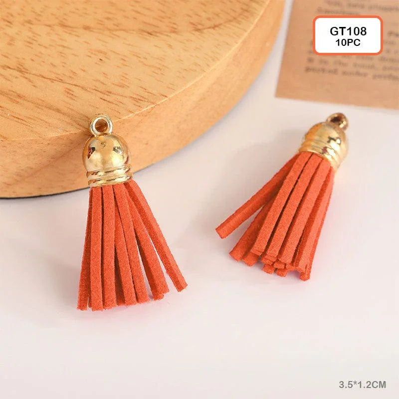 Gt108 Tassel 10Pc Gold Jewellery Making N Craft