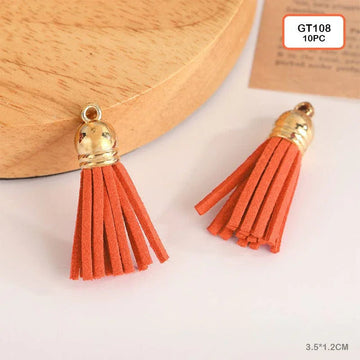 Gt108 Tassel 10Pc Gold Jewellery Making N Craft