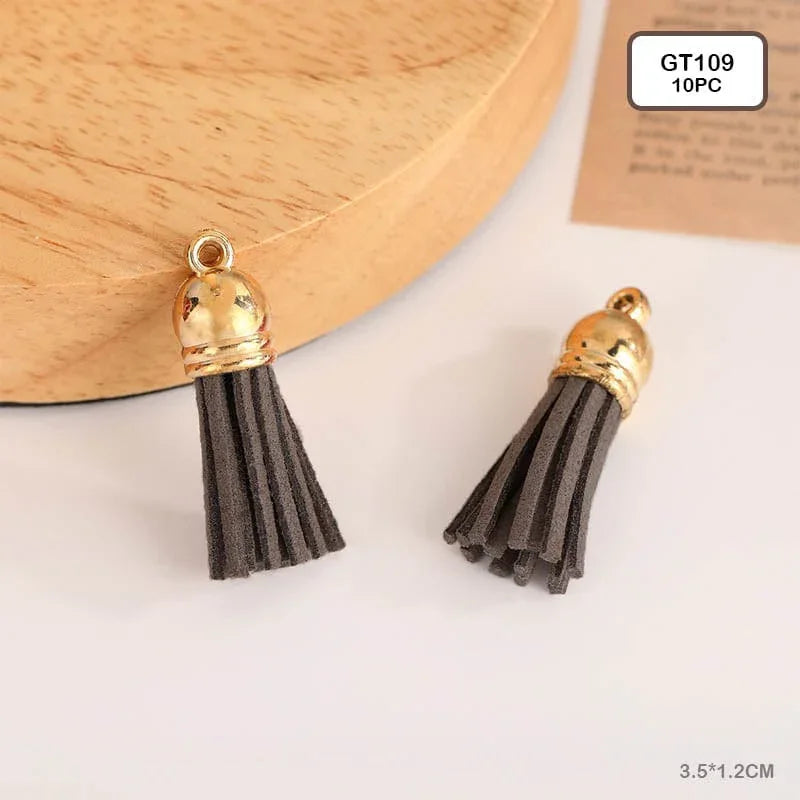 Gt109 Tassel 10Pc Gold Jewellery Making N Craft