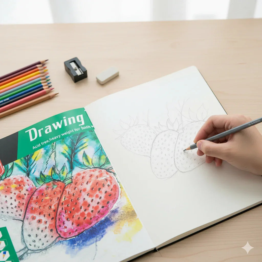 A5 Drawing Book 210Mm 20Page 250Gsm Spiral (A5D)