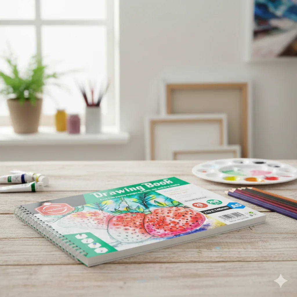 A5 Drawing Book 210Mm 20Page 250Gsm Spiral (A5D)