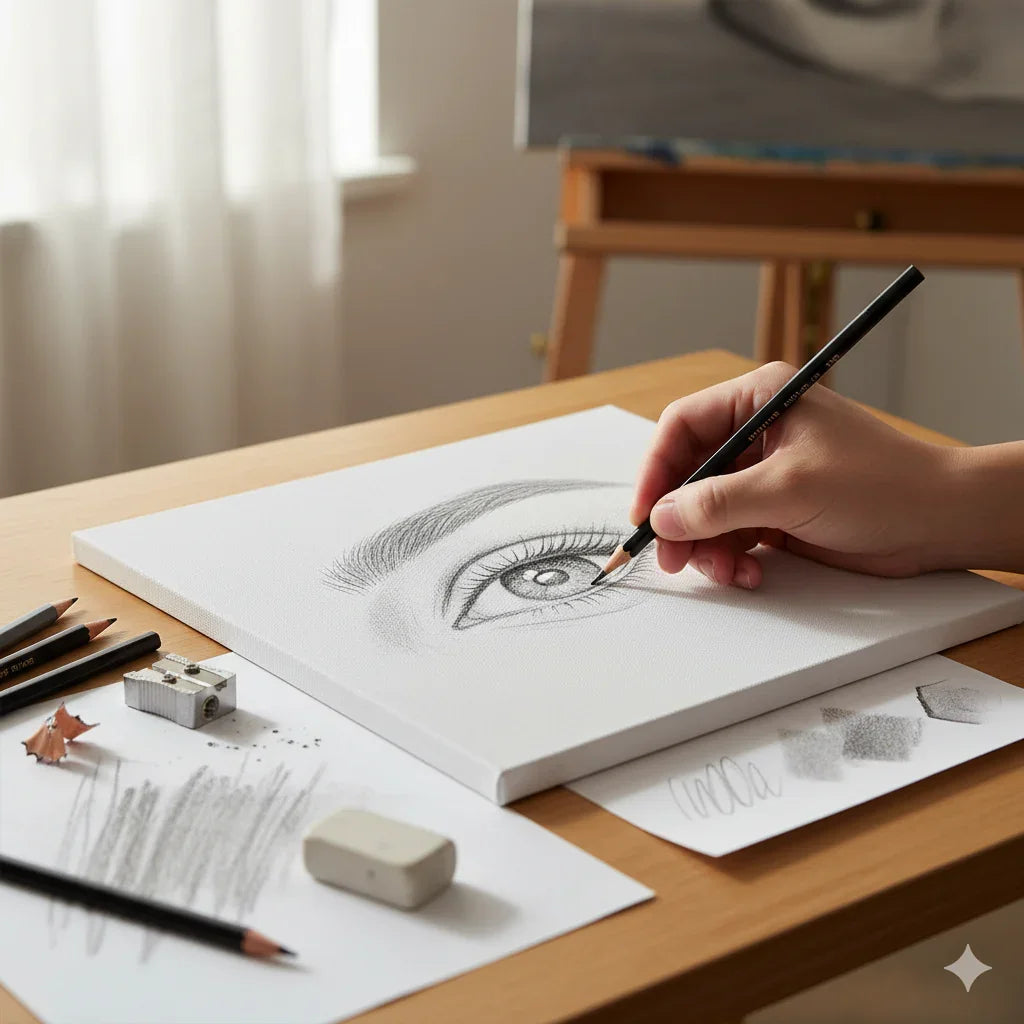 Canvas Board Artist Quality White 3X3 CBAQ33