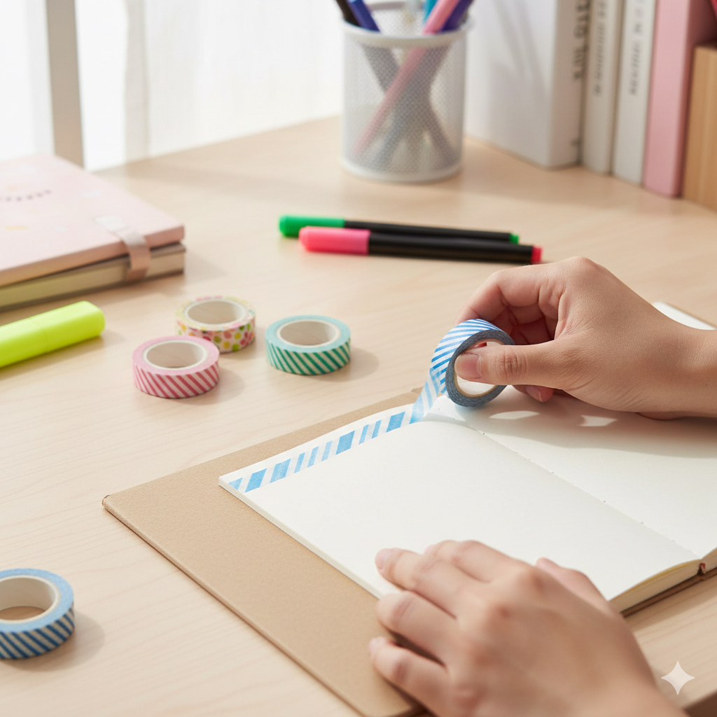 5M X 10Mm Printed Tape 6Pc Pack (Mg36393)