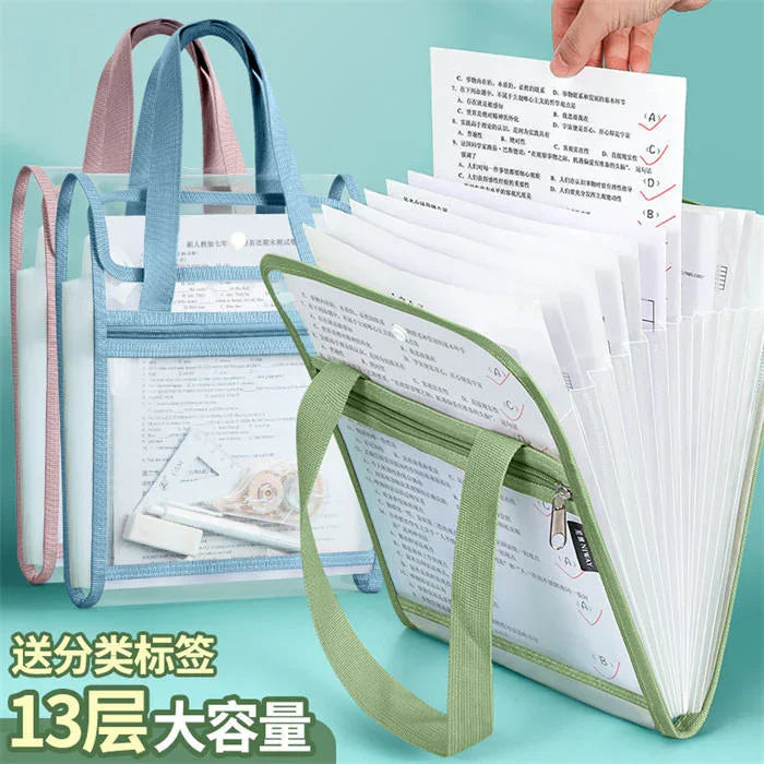 Folder A4 Expanding Bag With Handle N6680