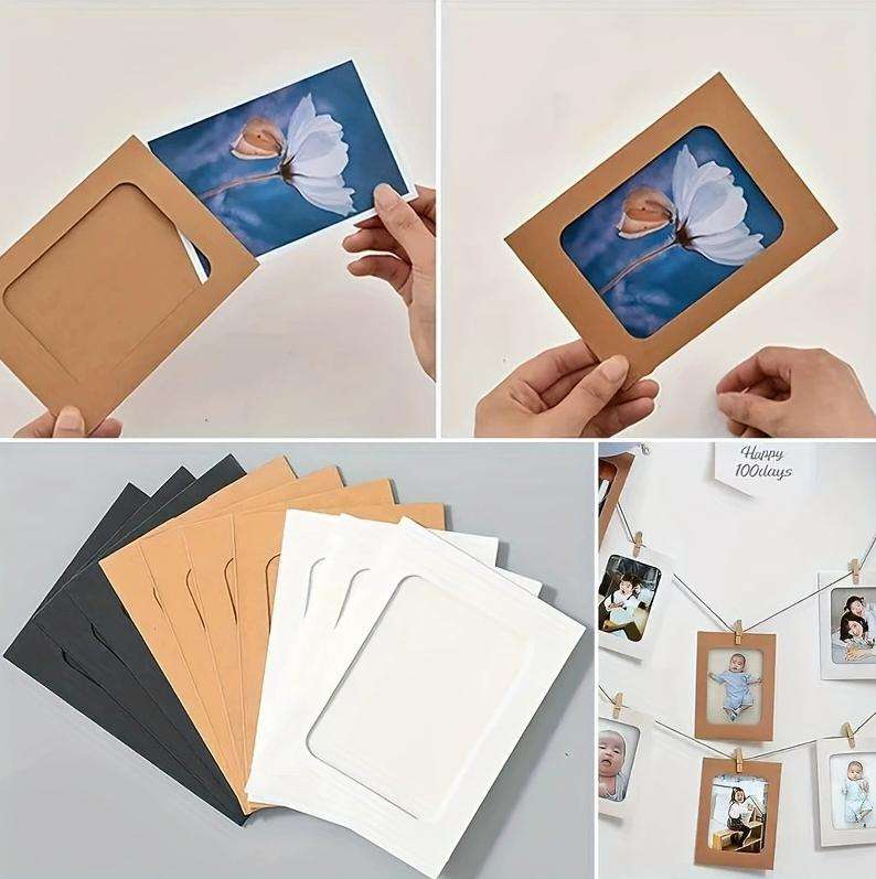 Mg1133 Hanging Photo Frame Kit White 10Pc
