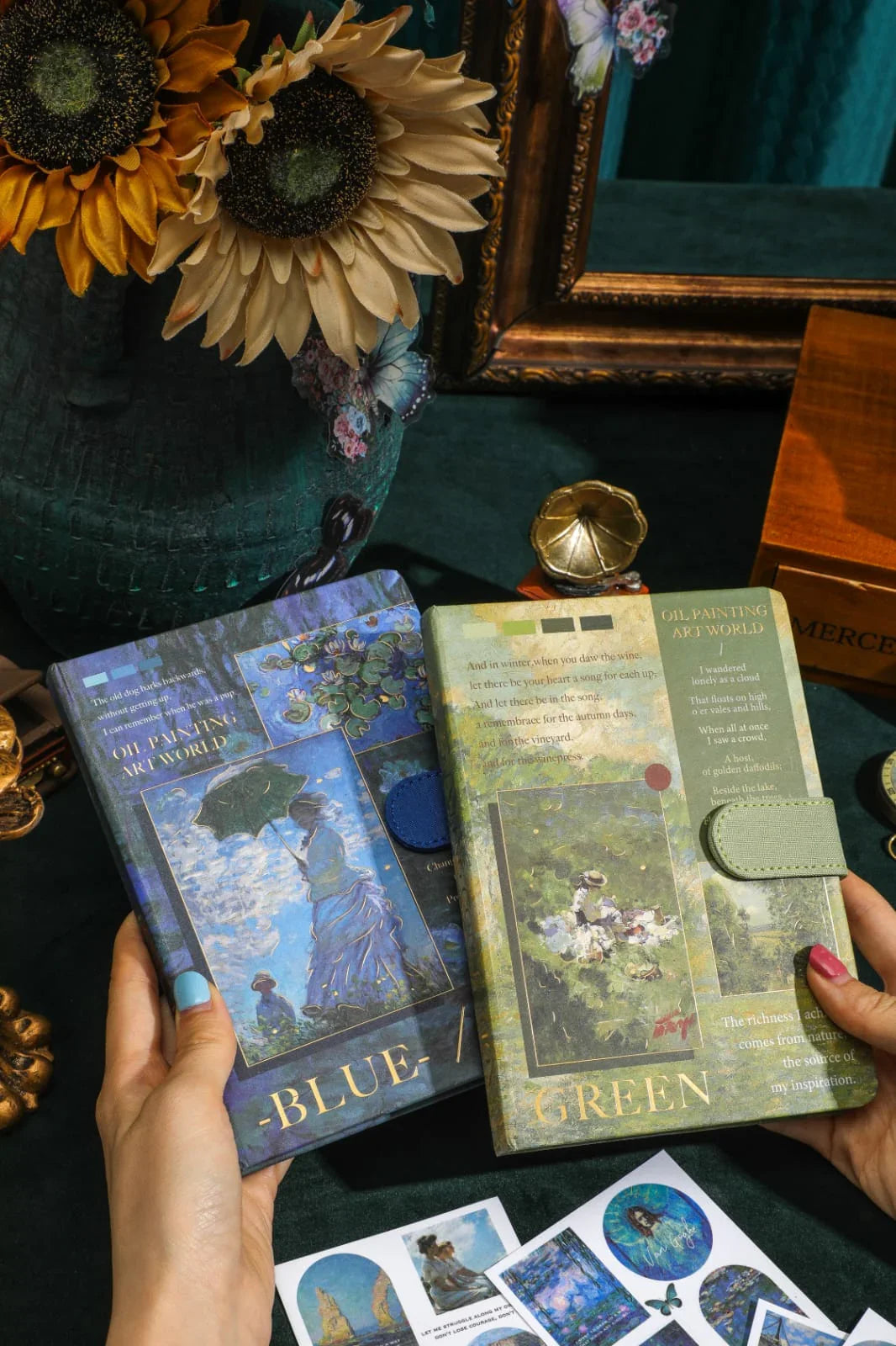 Van Gogh Premium JUMBO journaling kit for 2026 includes diary, tapes, stickers & sheets -  Shipping