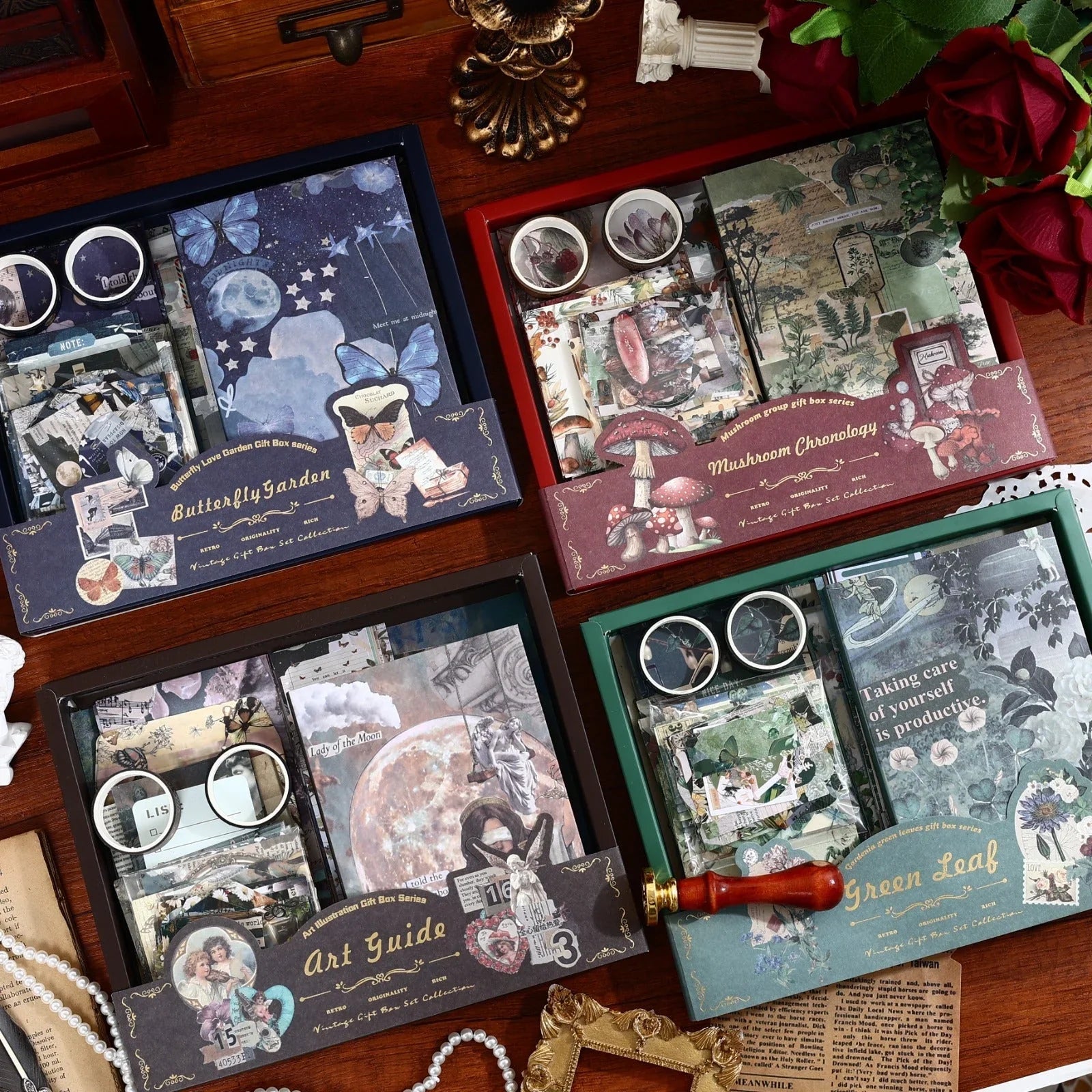 Retro Journaling Scrapbooking Kit - Limited Edition &  Shipping